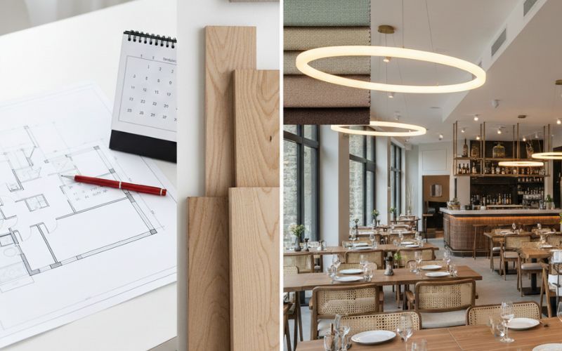 Restoran Açılışı İçin Mobilya Sipariş Zamanlaması