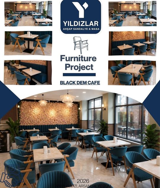 Black Dem Cafe — mobilya projesi