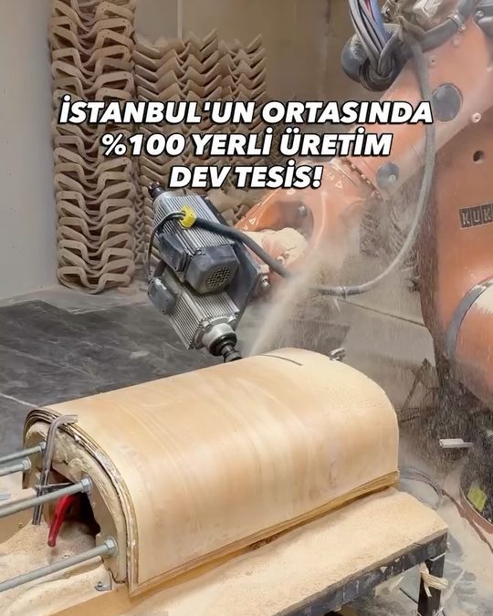 İstanbul'un ortasında yerli üretim tesisi